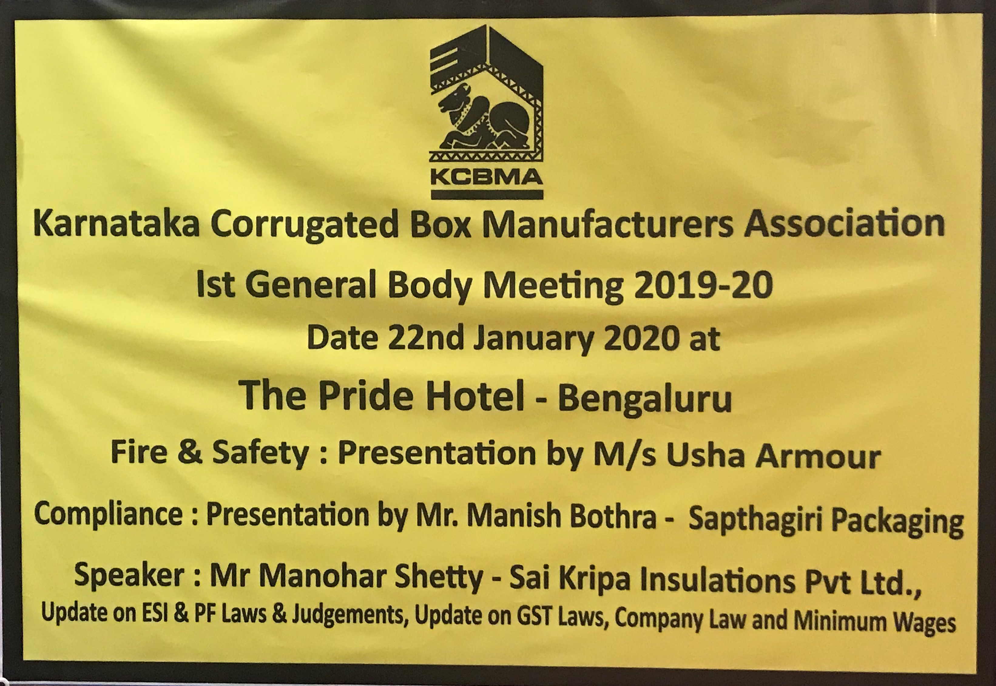 Karnataka Corrugated Box Manufacturers Association